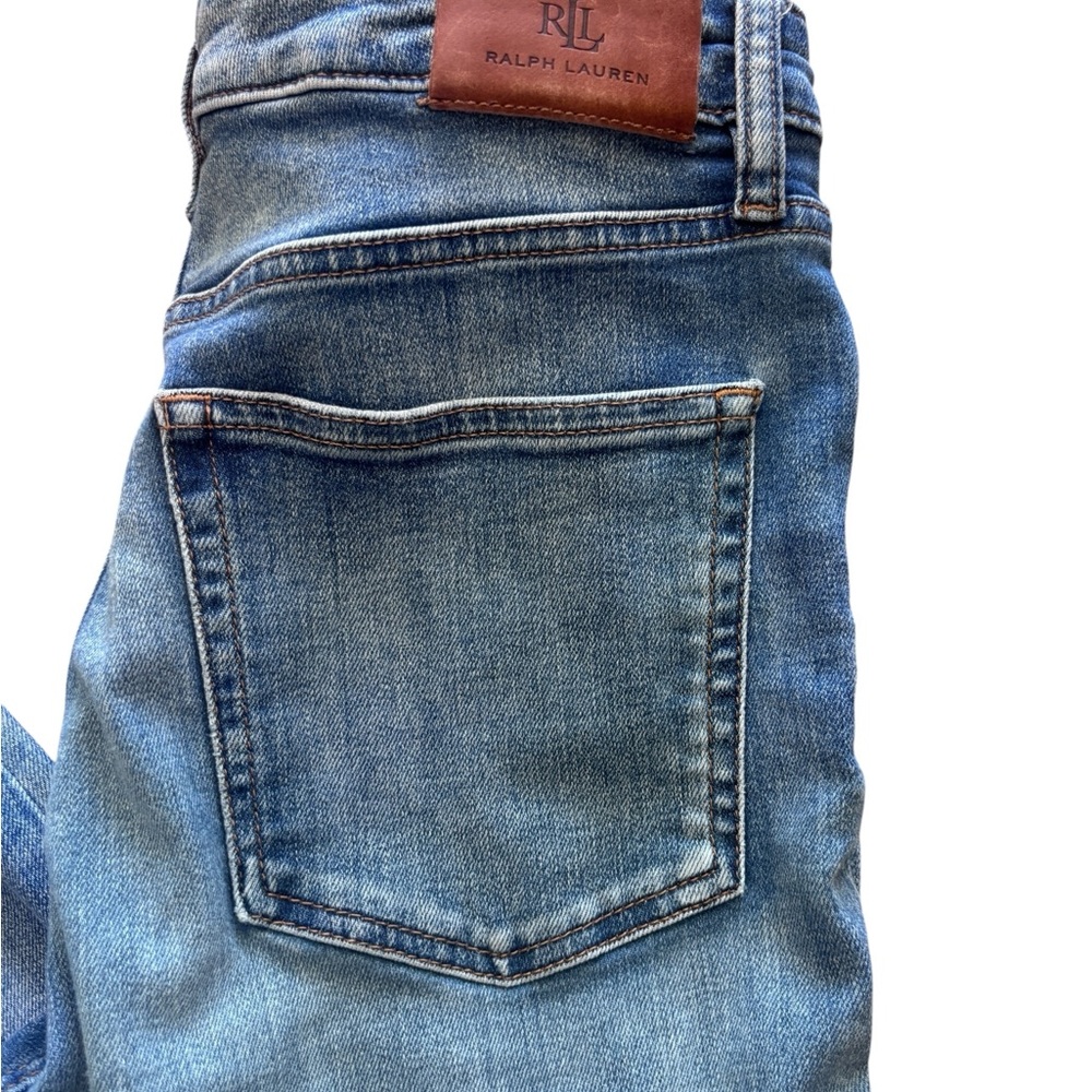 Lauren Ralph Lauren Straight Leg Jeans Medium Wash Denim Size 8